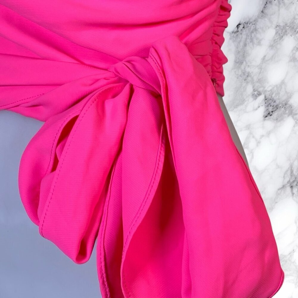 Amanda Uprichard Bexley Top - Pink Lacquer View 5